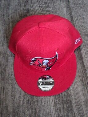 New Era Red Snapback with Buccaneers Logo